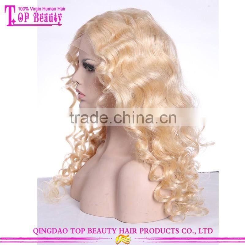 Best Selling 613 Blonde Human Hair Wig Loose Wave Style 26 Inches Side Part Human Hair Lace Front Wigs