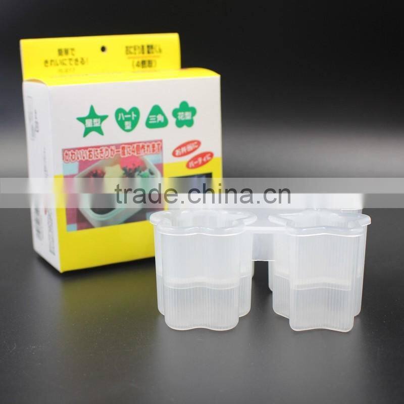 Two compartment Plastic triangle sushi maker
