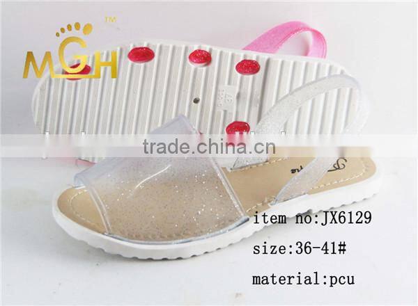 jelly color fashion ladies sandal