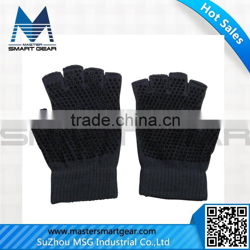 Gym Grip Non-slip Half Finger Yoga Pilates Gloves