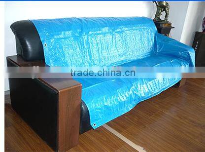 12' X 16' Blue Tarp Multi-purpose Waterproof Poly Tarp Cover with Tent Shelter Camping Tarpaulin