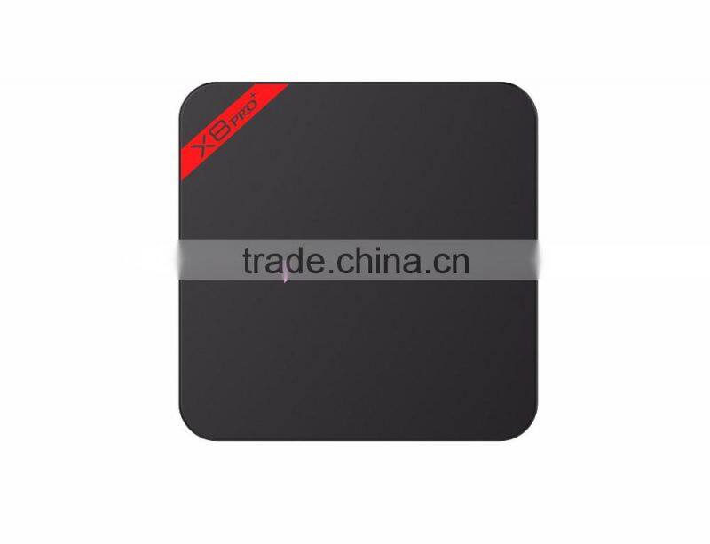 China Factory CE ROHS Pendoo X8 PRO+ Quad core android 6.0 marshmallow tv box amlogic S912