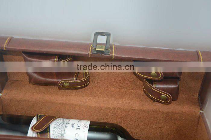PU wine box,wine box in leather