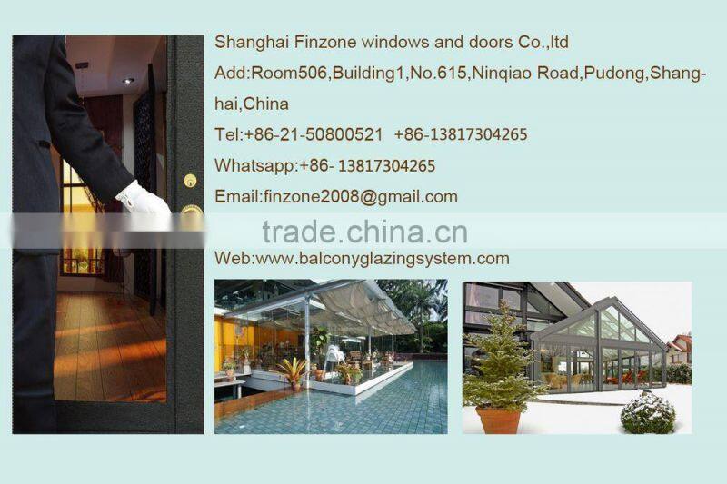 Designer new products strong aluminum glass curtain wall