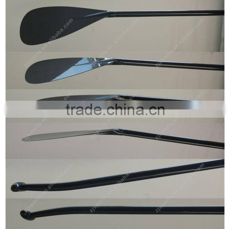 2016 Full Carbon Fiber with Single Bent Shaft Outrigger Canoe Paddle of the Largest Paddle Manufacture in China