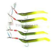 10 PCS 6g Fishing Spoon Lure Sequin Paillette Metal Hard Bait Hook Tackle Culter Mandarinfish Aukua Bass