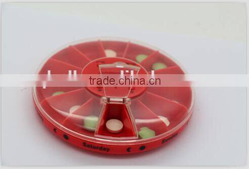 7 Days Plastic Storage Travel Pill Box Case