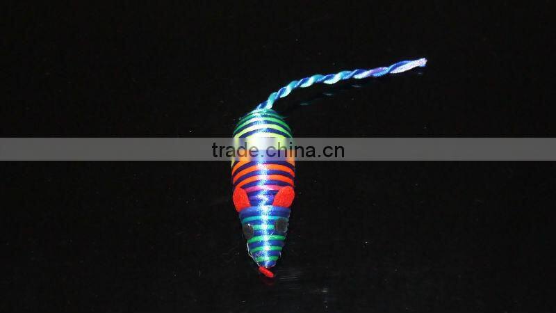 cat rope rolling mouse toy