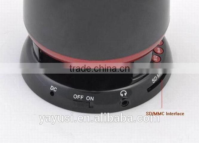 Rechargeable FM radio speaker, outdoor speaker with usb port and support T F card