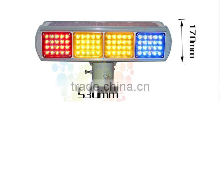 All-in-one Solar Powered Traffic Road Safety Flashing Warning Light on Sale