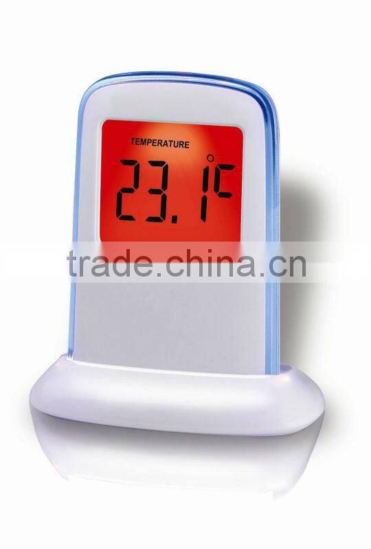 Colorful shake awake lcd alarm clock