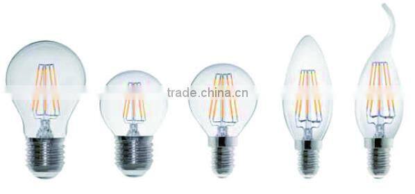 HOT! 360 degree G45 2W E14 LED filament bulb ,led filament light,led filament lamp