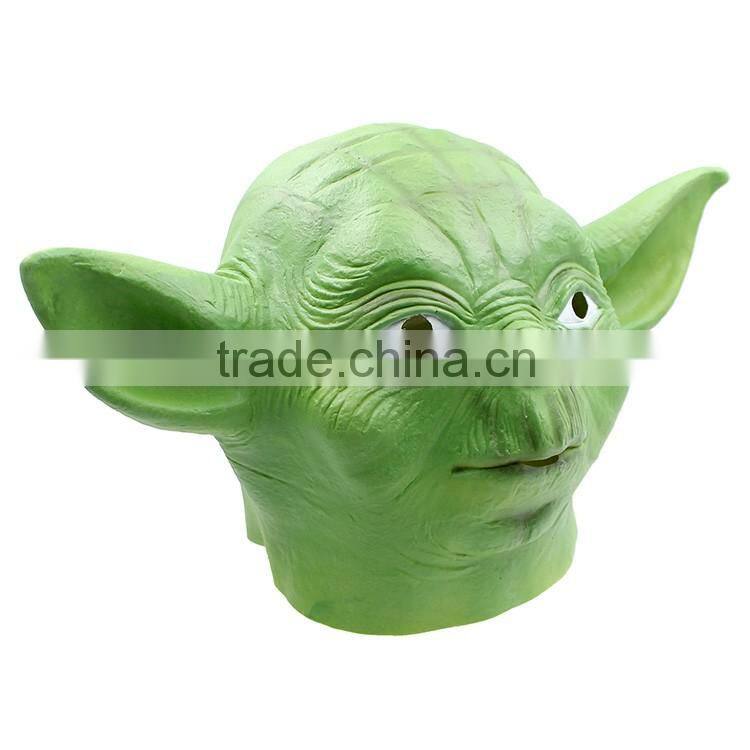 Custom Horror Foam Latex Prosthetic Green Masquerade Mask