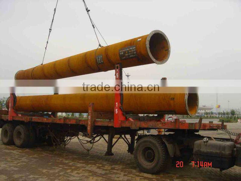 EN 10219 Double Flanged SAWH Steel Pipe / Dredging Pipe