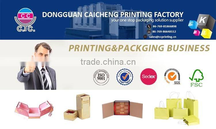 China manufacturer black carton paper box with PVC window