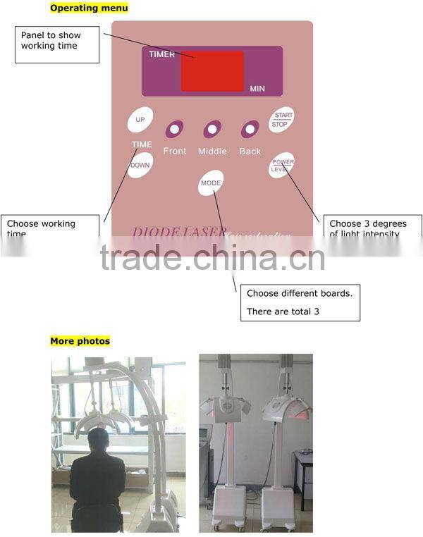 Diode Laser Hair Growth Machine Treatment Hair Loss