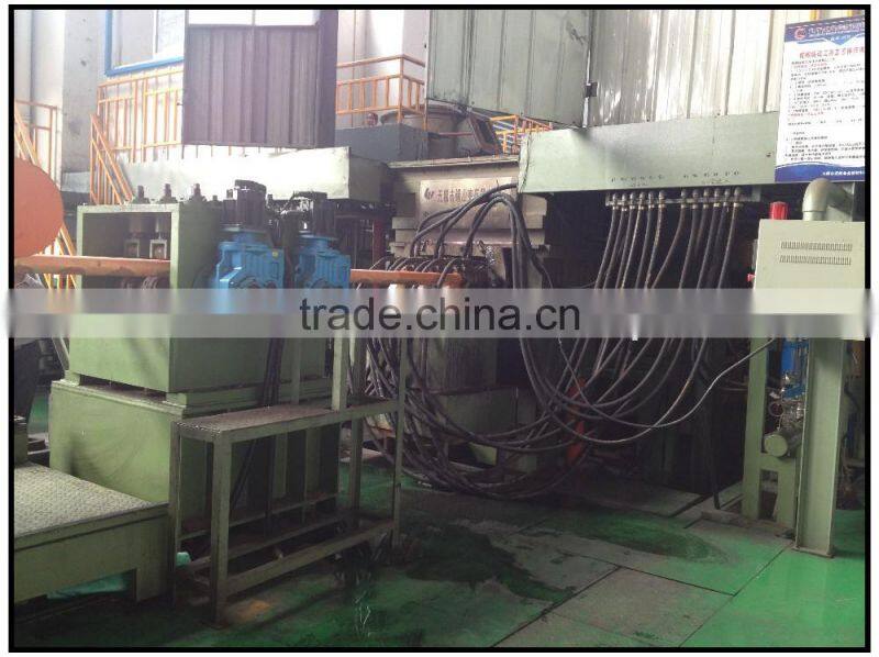 horizontal continuous casting Induction electrical Furnace for brass copper alloy bronze