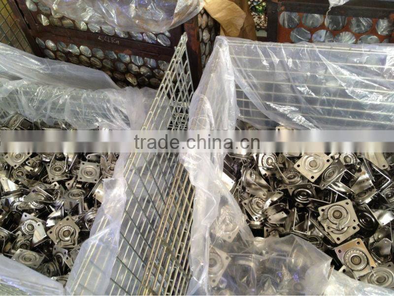 stainless steel Nylon caster 4", swivel , without brake