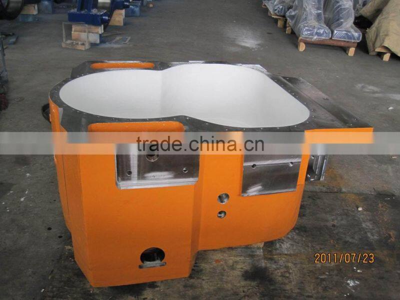 OEM alloy steel sand casting gearbox housing for top drive