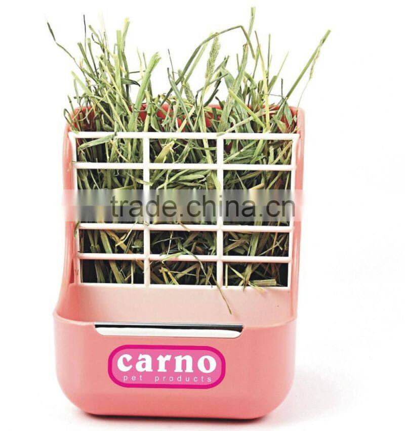 carnopet plastic abs rabbit stable grass feeder