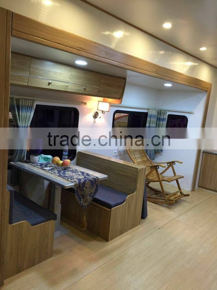 Trailer Camper Van 2-Bedroom 1-Living room 1-Bathroom 1-Kitchen with Veranda