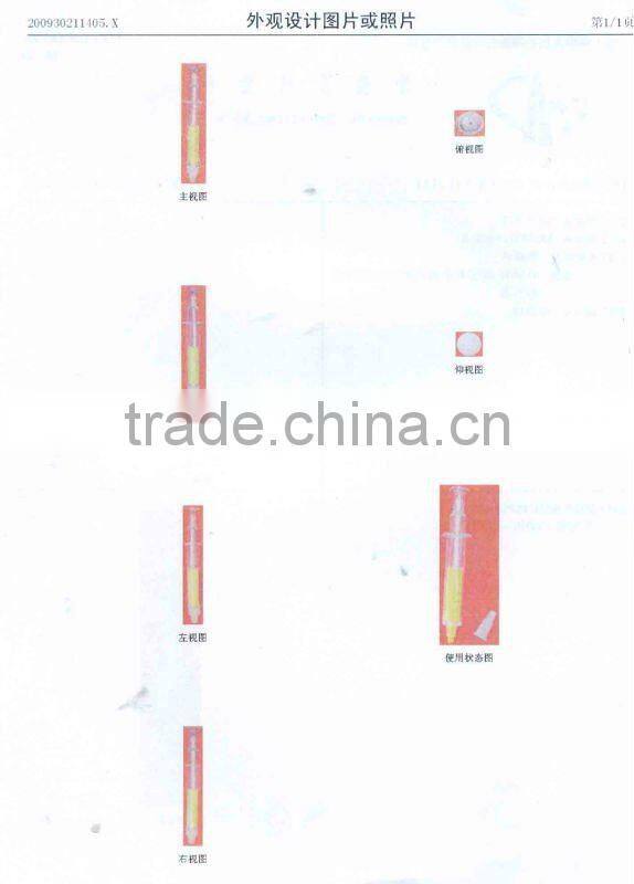 syring shaped ballpint and highlighter pen