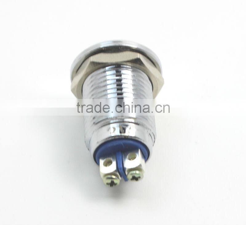 12mm metal 220 volt led indicator lights GQ12AS-D