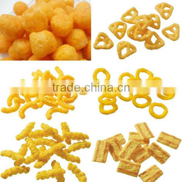Commercial puffing corn snack food extruder/ Puffed corn snack machine factory price