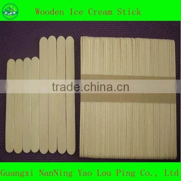 Hot Sell 114mm Individually Wrapped With Paper Ice Cream Spoon