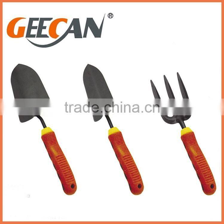 China manufacturer Wholesale 4pcs plastic handle garden tool set for kids gift