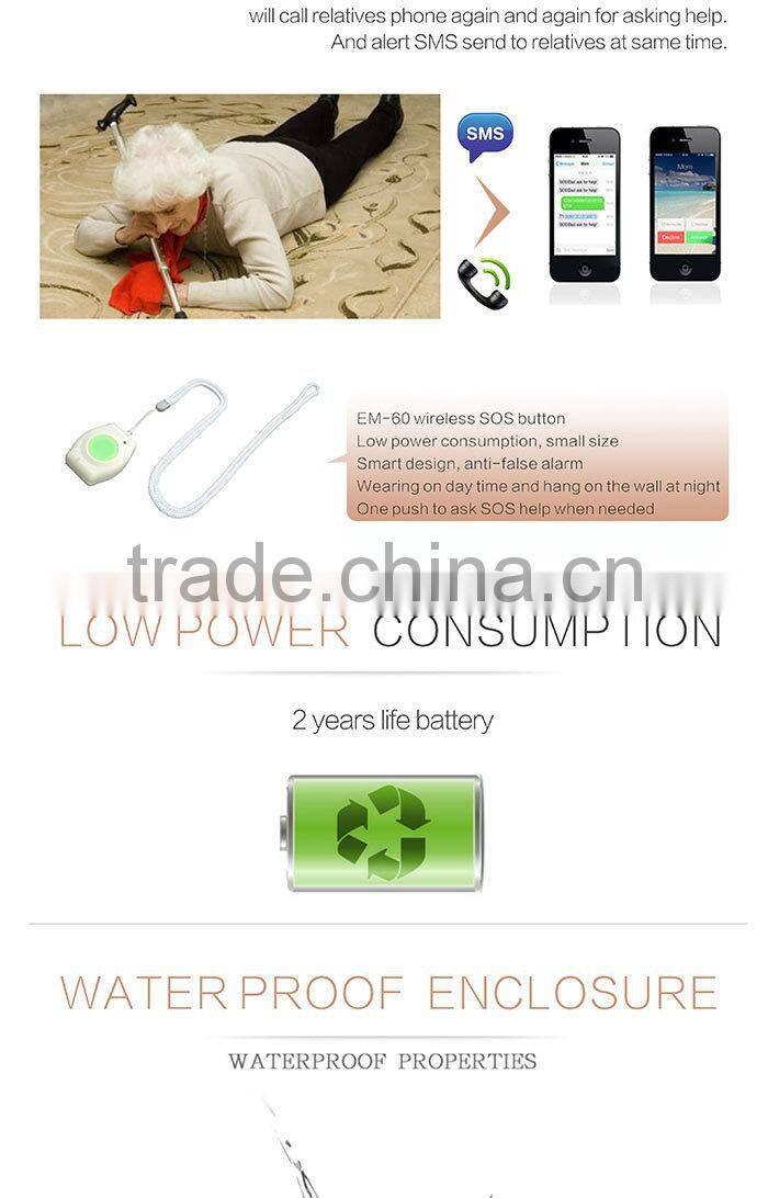 emergency panic button/wireless panic button/auto dialer with panic button