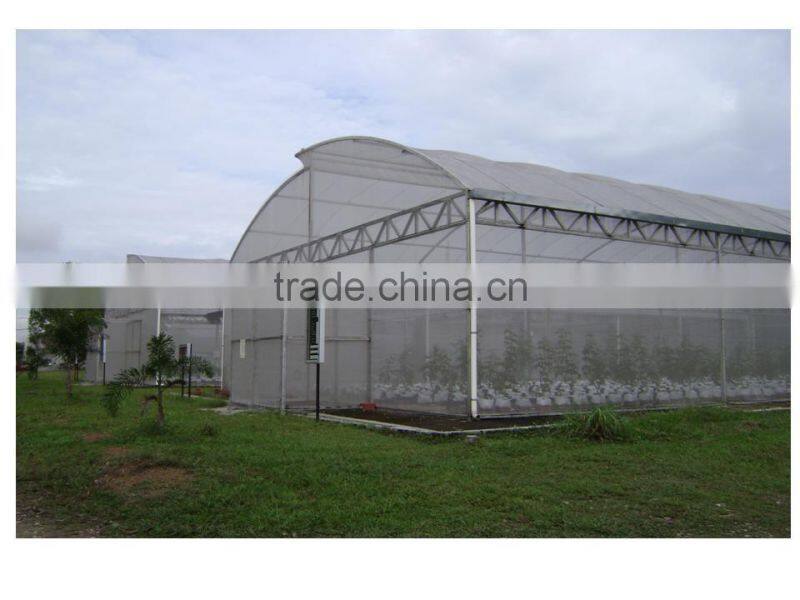 Single-Span Plastic Film Covered Green House For agricultural Planting
