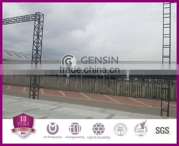 transparent multi wall polycarbonate sheet/triple wall