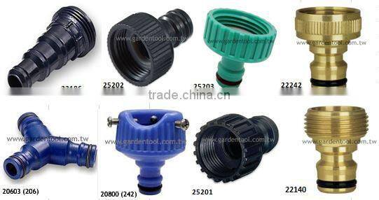 Plastic 2-Way Snap-In Garden Y Shut-Off Valve