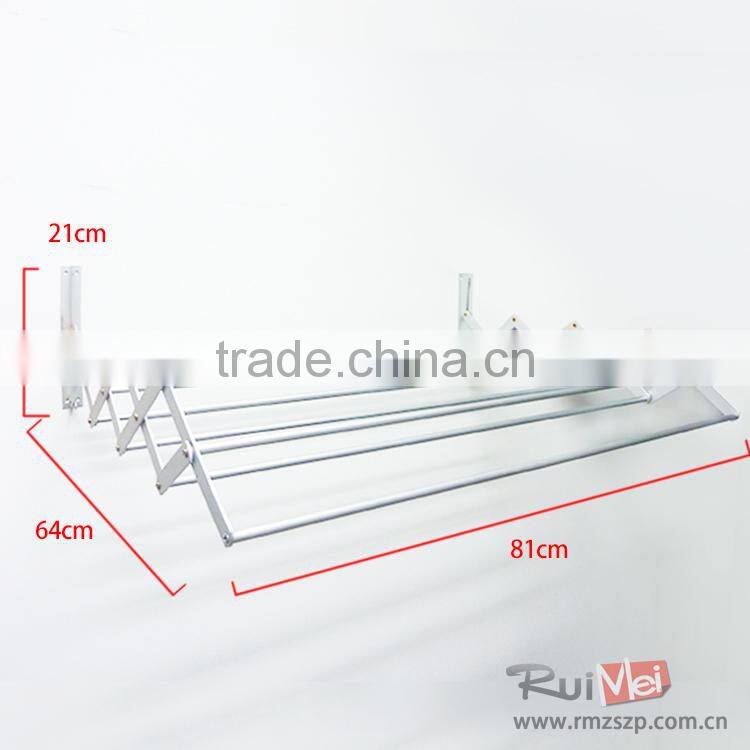 wall mounted folding household bathroom towel rack