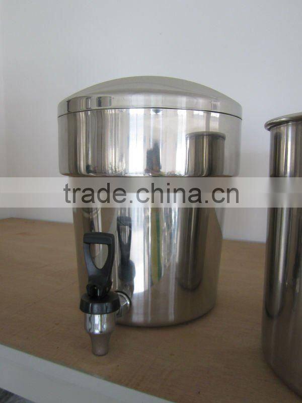 Deluxe steel coffee dispenser