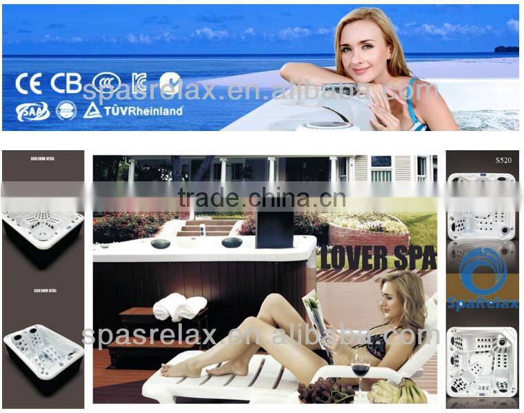 Most cost-effective outdoor sex hot tub massage spa A520 for 5 persons Jazy spa