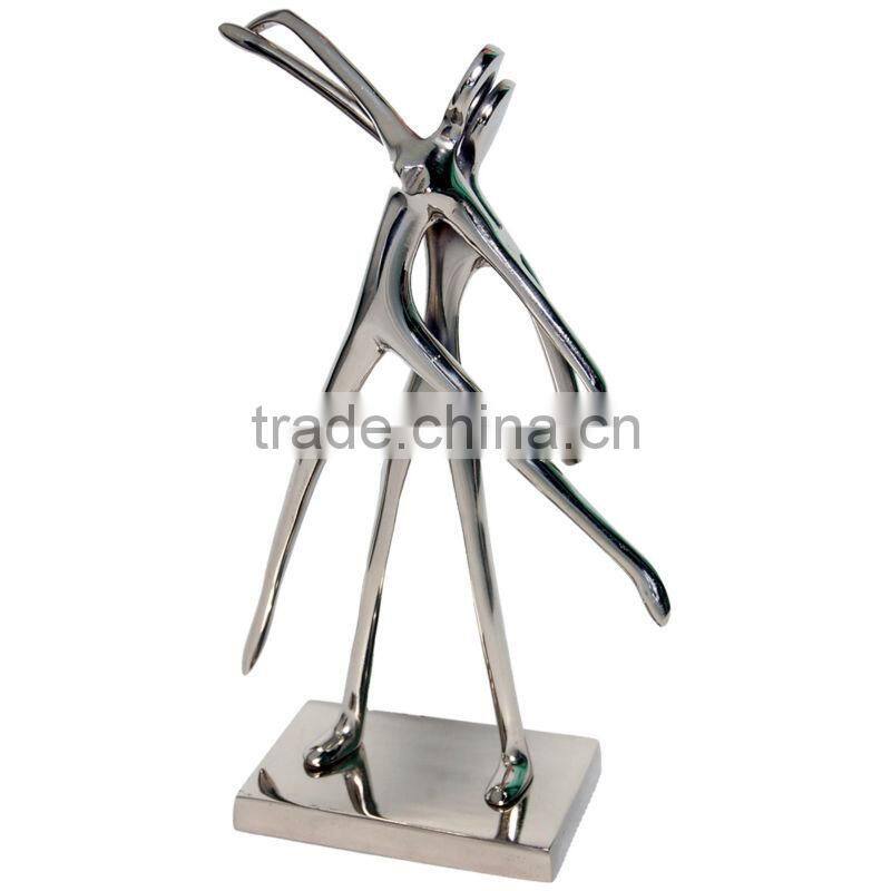 Beautiful Dancing Couple Figurine Aluminum Home Decoration Gift Item Figurine