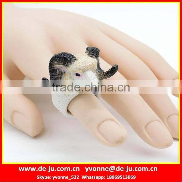 Red Hair Horse Girls Finger Rings