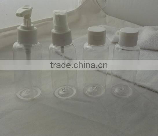 4pcs travel bottle set plastic travel bottle kit color cheap travel bottle set