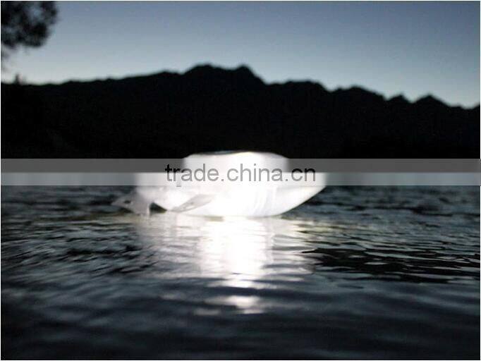 Fashion Solar Outdoor Light Portable Waterproof Folding Inflatable tent Camping lantern Emergency lamp