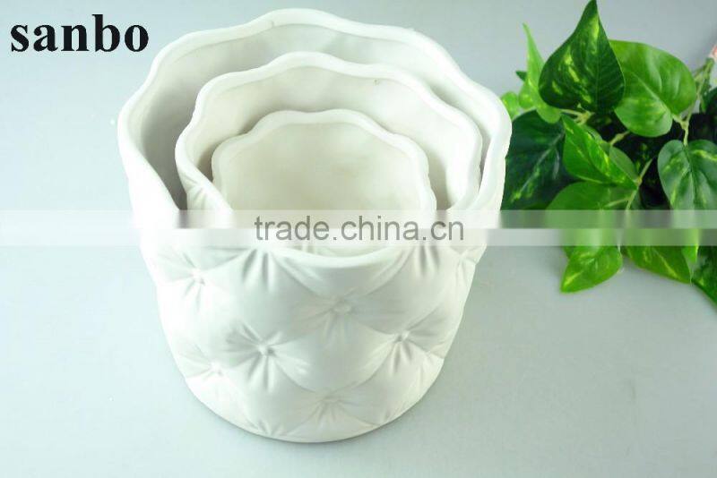 Hot Sale Personalized Wholesale Can Shape New Designed Ceramic Flower Vase and Flower Pot