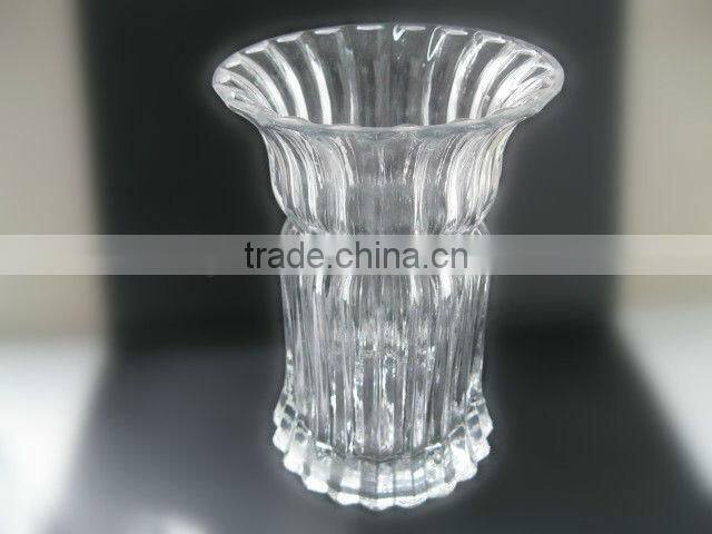 clear glass vase, flower vase