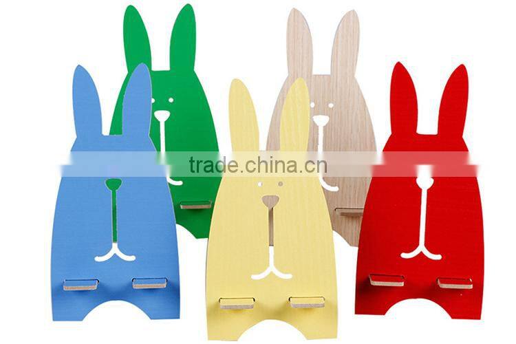 Wooden Mobile Phone Holder Mounts Stands Supports Usavich Rabbit DIY
