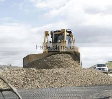 Plastic Geogrid for soil stabilization/reinforcement for weak saturated soils