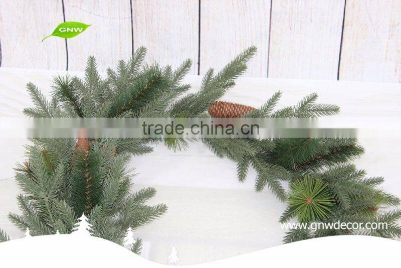 GNW CHGR-1607024 Customized Promotional Hanging Ornament Pine needle christmas garland for sale