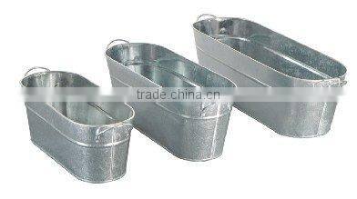 Metal cheap flower pots