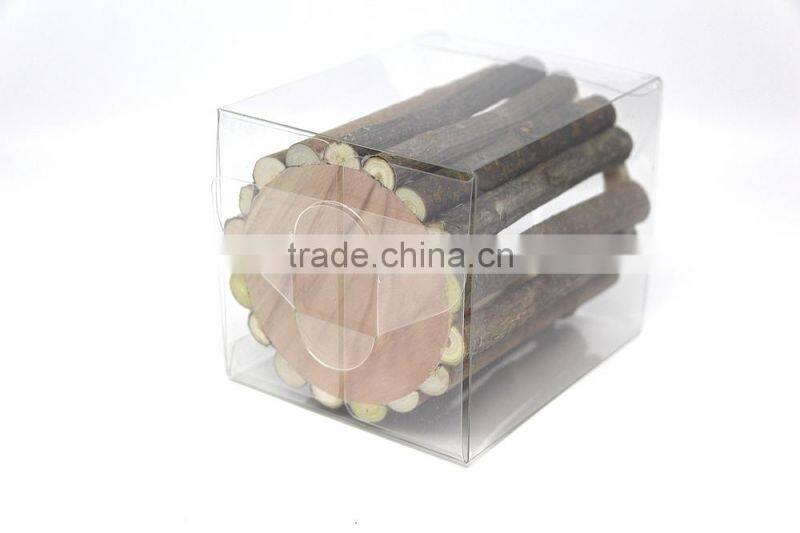 Wooden Pen Holder. Wood Branch Pen Pot, Cylinder Wood Pen Holder