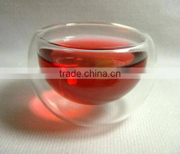 Small borosilicate glass cup