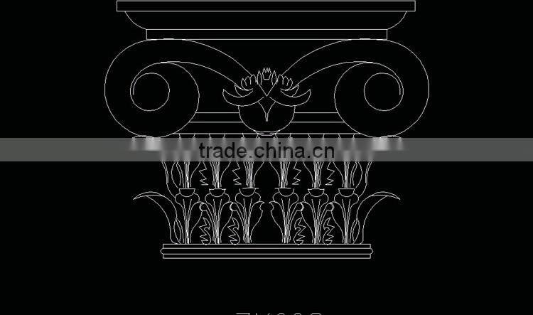 New design high quality home decor building support marble columns